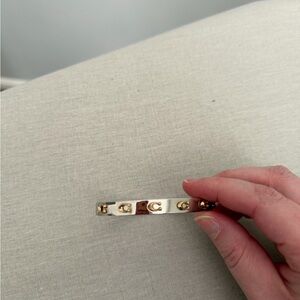 Coach Gold and Silver Bracelet